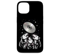 Opossum Worship Retro CD Disc Funny Space Scene Case for iPhone 13