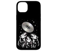Opossum Worship Retro CD Disc Funny Space Scene Case for iPhone 14 Plus