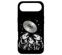 Opossum Worship Retro CD Disc Funny Space Scene Case for iPhone Air