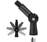Opow Universal Joint Angle Adaptor for Telescoping Extension Pole, (Head Only, No Pole) Versatile for Window Cleaning, Gutter Cleaning, Light Bulb Changing, Painting & More - Multi-Use Heavy Duty Pole