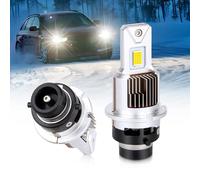 OPP ULITE D4S Led Headlight Bulbs, Real Plug & Play, 35W 1:1 with HID Bulb, Canbus Error Free, Compatible with Original Ballast Replacement Bulb, 9000LM 6000K Cool White, 2pc Pack