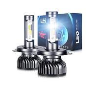 OPP ULITE H4 9003 HB2 LED Headlight Bulbs Hi/lo Beam 6500K White Conversion Kit Mini Design Extremely Bright 48W 4400LM Waterproof All-in-One Car LED Light Bulbs Replacement - 2 Years Waranty
