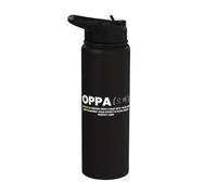 Oppa Korean Definition K-Drama Cool Design Stainless Steel Insulated Water Bottle