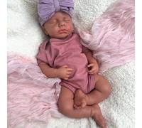 Oppaionaho 20" Silicone Realistic Baby Dolls - Soft Full Body Silicone Reborn Baby Doll Lifelike 3D Painted Newborn Infant African American Black Girl