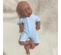Oppaionaho Lifelike 18'' Reborn Baby Dolls Silicone Full Body Black Girl Realistic African American Newborn Doll Toddler Handmade Gift Toy (Girl B)