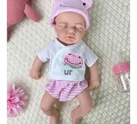 Oppaionaho Realistic 12 Inch Reborn Baby Dolls Silicone Full Body Twins Micro Preemie Lifelike Mini Newborn Doll That Look Real Sleeping Girl