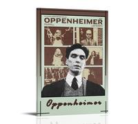 Oppenheimer FilmPainting Art Poster Canvas Art Wall Decoration Home Bedroom Aesthetics Painter Living Deco Strong Wall Painting Room DecoratedFrame-style20x30inch(50x75cm)