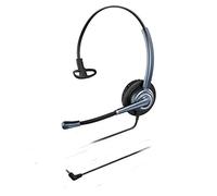 Oppetec Mono 2.5mm Headset, Noise Cancelling Microphone, Compatible with Panasonic Ericsson Cisco SPA series Avaya Polycom, Single Ear Telephone Headset for Cordless Phone with 2.5mm Jack