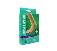 OPPO 2001 Elasticated Ankle Support, Compression Sleeve for Weak or Injured Ankles, Breathable 4-Way Stretch Fabric, Ankle Support for Men and Women, Ideal for Sports and Daily Use, L