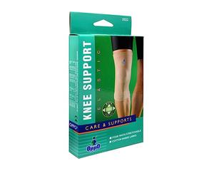 OPPO 2022 Elasticated Knee Support | 4-Way Stretch Compression Brace for Joint Pain Relief, Arthritis, Sprains & Strains | Knee Support for Men and Women | XL