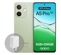 OPPO A5 Pro 5G 8GB RAM + 256GB ROM, Unlocked Smartphone with AI, 6.67" 120Hz display, 50MP AF camera, 5800 mAh battery, IP69 Water and Dust Resistance, Olive Green (Include 45W SUPERVOOC Charger)
