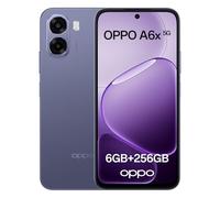 OPPO A6x 5G Android Unlocked Smartphone, 6+256GB, 6.75" 120Hz Ultra Bright Display, 50MP Ultra-Clear Camera, 6100mAh Battery, MediaTek Dimensity 6300, IP64 Water Resistance, Plum Purple