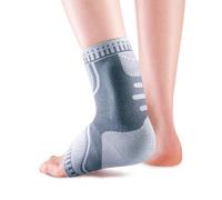OPPO AccuTex Knitted Ankle Support with Achilles Silicone Pad for bursitis & tendonitis, weakness, strain, arthritis & injury & pain relief (Medium, Right)