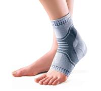 OPPO AccuTex Knitted Ankle Support with Silicone Pad for Strains & Sprains, Weakness, Arthritis, Pain Relief. Lightweight, Breathable,Comfort Fit (X-Large)