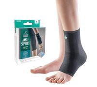OPPO Ankle Support Compression Sleeve 4-Way Stretch Knitted for Strains & Sprains, Weakness, Arthritis, Inflammation & Pain Relief (Large)