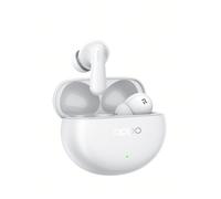 OPPO Enco Air4 Pro True Wireless Earphones, 44h Autonomy, Titanium Driver 12.4 mm, Bluetooth 5.4, Touch Controls, AI Noise Cancellation, Android and iOS, IP55, [Italian Version],White