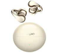 OPPO Enco Clip2 Open-Ear Earbuds, 11mm+9mm Dual Drivers, Bluetooth 6.1 Dynaudio Sound Earphones, EarHug Comfort Fit, LHDC 5.0 Hi-Res Audio, 40H Playtime, Crystal-Clear Bone Calls, Luminous Gold