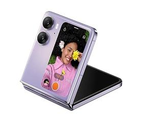 OPPO Find N2 Flip 5G Smartphone, 6.8“ AMOLED 120Hz, 3.26” Largest Flip Cover Screen, 50MP flagship camera, 8GB RAM + 256GB ROM, 4300mAh All-day Battery, Moonlit Purple