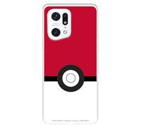 OPPO Find X5 Pro Case, Official Pokémon, Poké Ball to Protect Your Mobile Phone, Flexible Silicone OPPO Case, Officially Licensed by Pokémon