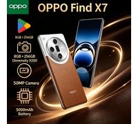 OPPO Find X7 5G Smartphone 2026 New Official Authentic 6.78' Display Dimensity 9300 Processor 50MP Camera 100W Fast Charge orange color