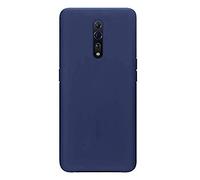 OPPO Official Case Reno Z Case, Premium PU Leather Ultra Slim Shockproof Back Bumper Phone Protective Case Cover Reno Z- Navy Blue