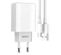 Oppo Official Oppo USB 10W Wall Charger with USB to USB-C Cable, White