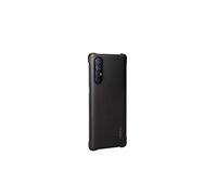 OPPO Official Semi-transparent Case Find X2 Neo. Resilient Shock Absorption and Ultra Thin Design Cover, Hard PC Back Case, Case cover - Black