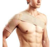 OPPO Reinforced Shoulder Support Brace for rotator cuff tears, tendon injuries, sprains, instability and pain. Provides comfortable support, compression and protection from further injury (Medium)