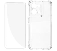 Oppo Reno 8 5G Protection Pack Reinforced Case + Tempered Glass Transparent