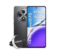OPPO Reno12 FS AI Smartphone, Triple Camera 50+8+2MP, Selfie 32MP, 6.67 Inch Screen 120HZ AMOLED FHD+, 5000mAh, RAM 16GB (8+8) +512GB ROM, Car Support [DELUXE EDITION], Matt Grey