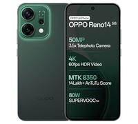 OPPO Reno14 5G (Forest Green, 12GB RAM, 512GB Storage) with No Cost EMI/Additional Exchange Offers