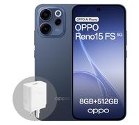 OPPO Reno15 F 5G Android Smartphone, 8+256GB, 6.57" 120Hz Display, 50MP FOV 100 Ultra-Wide Selfie Camera, AI Portrait Glow, 6500mAh Battery, IP69, w