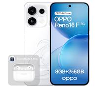 OPPO Reno16 F 5G 256GB 8GB RAM Pop White Enco Buds3 Pro Glaze White
