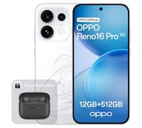 OPPO Reno16 Pro 5G 512GB 12GB RAM Pop White Enco Buds3 Pro Graphite Grey