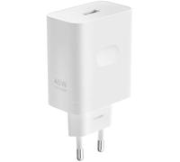 OPPO SUPERVOOC 45W USB Charger - Fast Charging, Original OPPO Charger, Cable Not Included - White