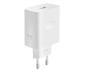 OPPO SUPERVOOC 45W USB Charger - Fast Charging, Original OPPO Charger, Cable Not Included - White