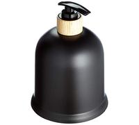 Opportunity 26b1507010070 Ebonite Soap Dispenser Plastic/Wood 10 x 10 x 16 cm Black