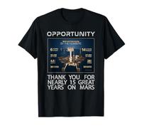 Opportunity Mars Rover by The Numbers T-Shirt