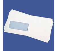 Opportunity White Self Seal Envelope Dl 110mmx220mm Light Weight Window Boxed 1000