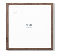 Opposite Wall - 12x12 in - Dark Solid Oak Wood Picture Frame - Lightweight, Versatile & Shatterproof - Wall Hanging Poster or Photo Frame - Wall Decor for Office, Gallery & Home