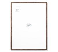 Opposite Wall - 18x24 in - Dark Solid Oak Wood Picture Frame - Lightweight, Versatile & Shatterproof - Wall Hanging Poster or Photo Frame - Wall Decor for Office, Gallery & Home