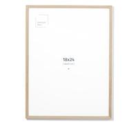 Opposite Wall - 18x24 in - Natural Solid Oak Wood Picture Frame - Lightweight, Versatile & Shatterproof - Wall Hanging Poster or Photo Frame - Wall Decor for Office, Gallery & Home