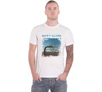 Biffy Clyro Opposites Distressed Album Cover Official Mens White T Shirt M