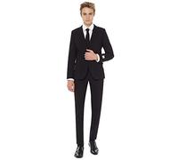 OppoSuits boys Crazy Suits for Teen Boys Aged 10 - 16 Years - Comes With Jacket, Pants and Tie, Black Knight, 14
