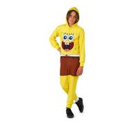 OppoSuits Kids Spongebob Onesie - Nickelodeon One-Piece Pajamas - Loose Fit - Including Pockets - Yellow