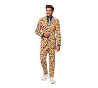 OppoSuits Men's Crazy Prom Suits Confetteroni - Comes with Jacket, Pants and Tie in Funny Designs, 42, OSUI-0070-EU52