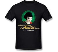 OPPUYYGHV at Men's Le Fabuleux Destin D Amelie Poulain T-Shirt(3X-Large)