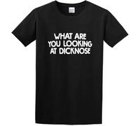 OPPUYYGHV balloo Teen Wolf What are You Looking at Dicknose Mens Short Sleeve Shirt(XX-Large)