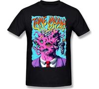 OPPUYYGHV bangtou My'S Men Cotton Tame Impala Crew Neck Short Sleeve T-Shirts(XX-Large)