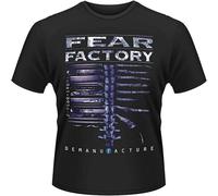 OPPUYYGHV Fear Factory Demanufacture Album T-Shirt(XX-Large)